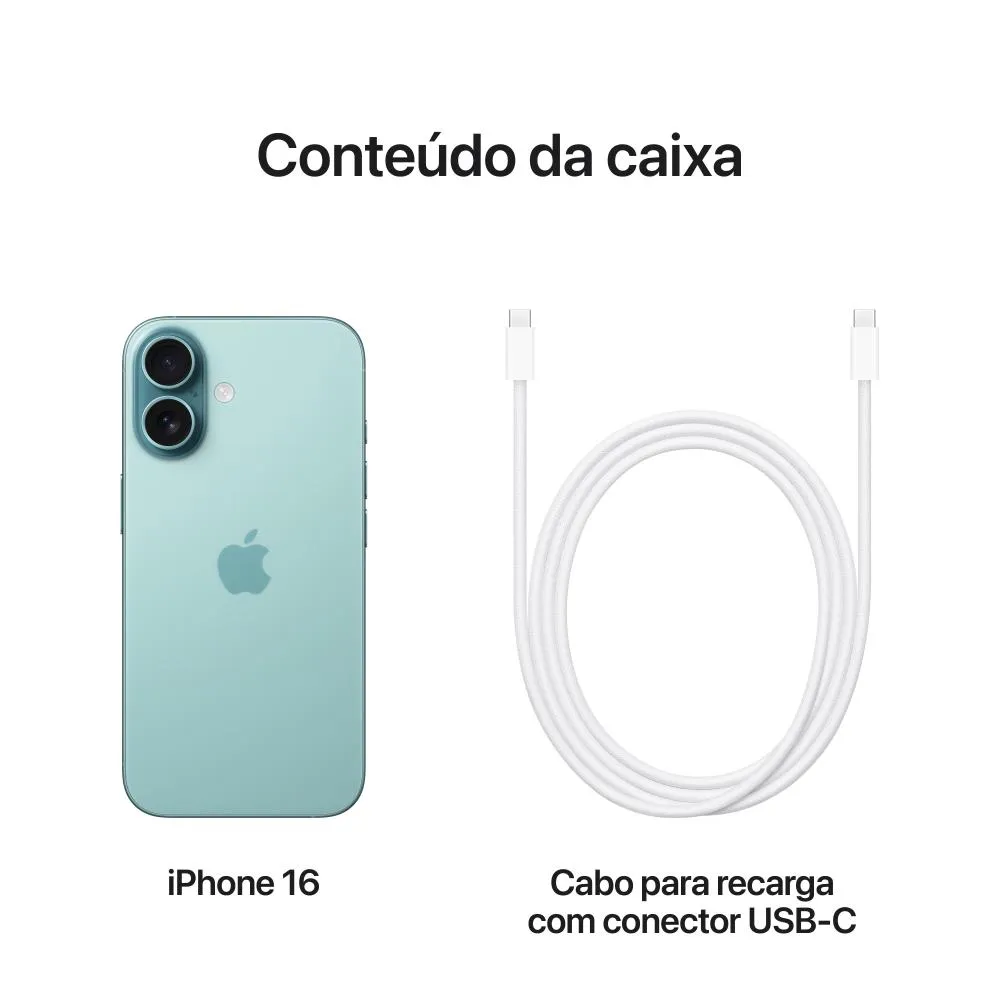 Apple iPhone 16 128GB Verde-Acinzentado