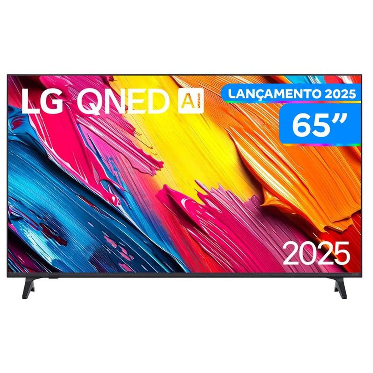 Smart TV 65" LG 4K QNED 65QNED70ASA WebOS 25 α7 AI Processor 4K Gen8 Alexa 3 HDMI 2 USB