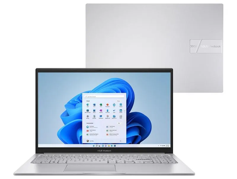 Notebook ASUS Vivobook 15 X1504VA-NJ1738W Intel Core i5 1334U 8GB RAM 256GB SSD 15,6" Full HD Windows Intel Iris Xe 90NB10J2-M02720