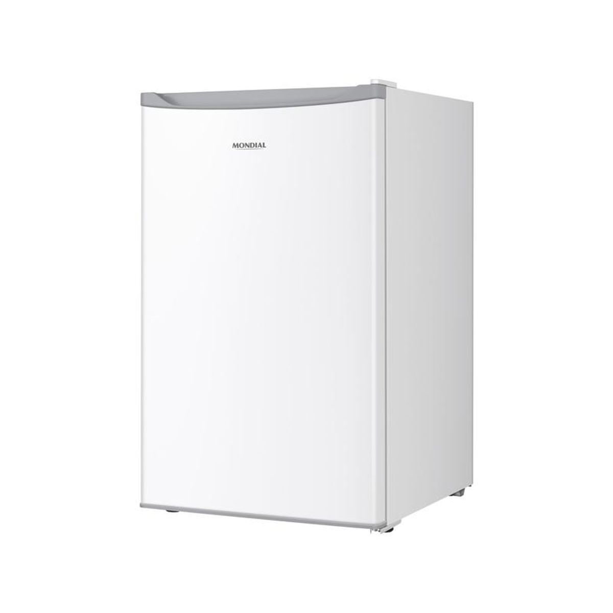 Frigobar Mondial FGB-01-W120 120L Branco e Cinza com Gaveta e Prateleiras de Vidro