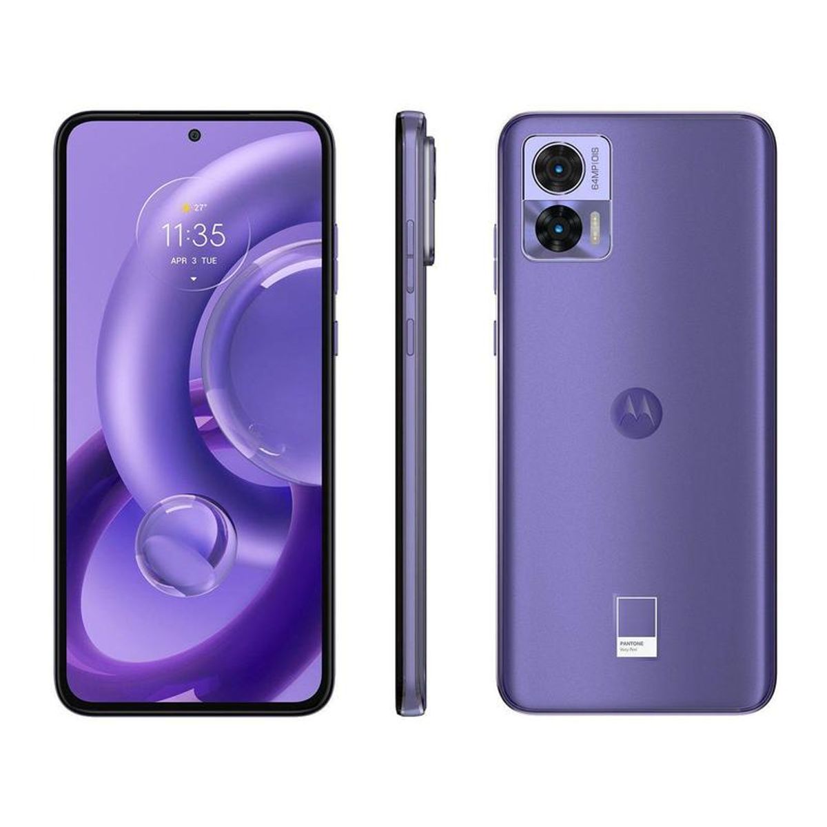 Smartphone Motorola Edge 30 Neo 256GB Lilás 5G Octa-Core 4GB RAM 6,3” Câm. Dupla + Selfie 32MP