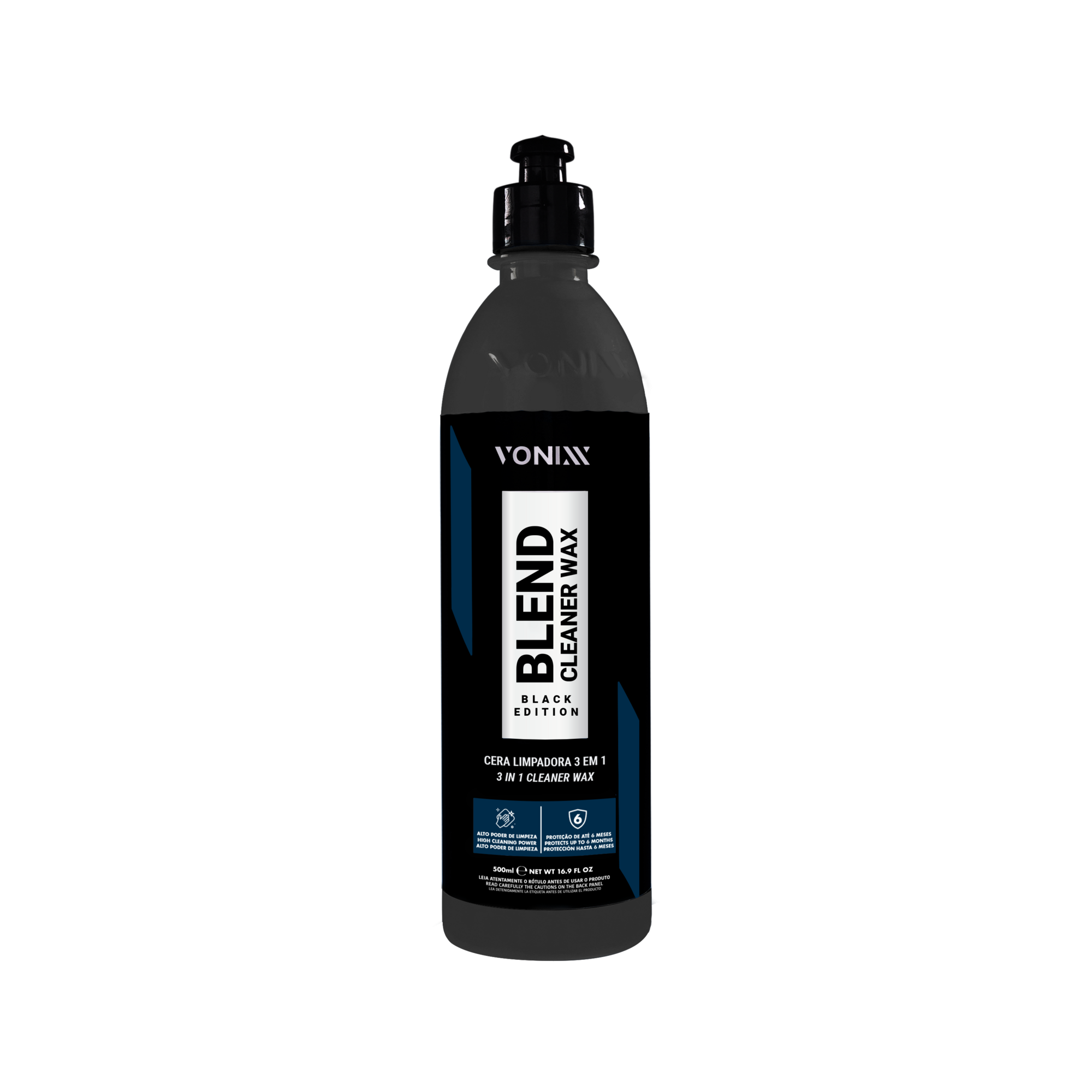 Blend Cleaner Wax Black Vonixx Cera Limpadora 3 Em 1 500Ml