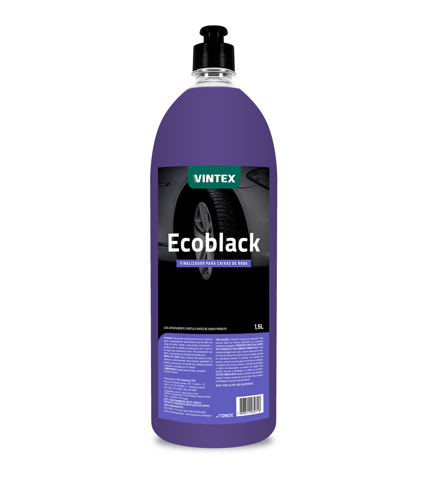 Revitalizador Caixa de Rodas Ecoblack 1,5L