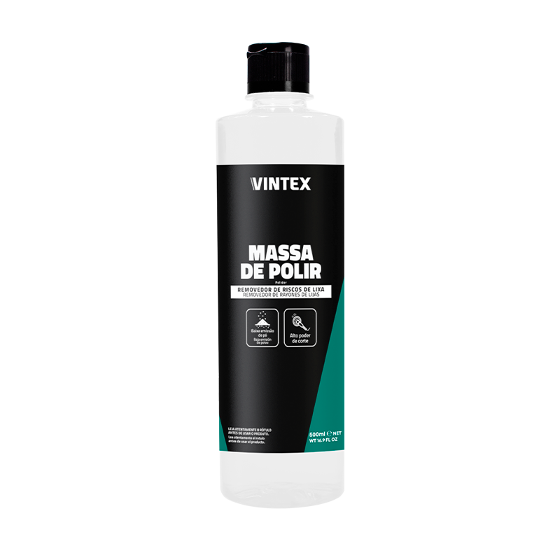 Massa De Polir Vintex 500ml Removedor De Riscos De Lixa