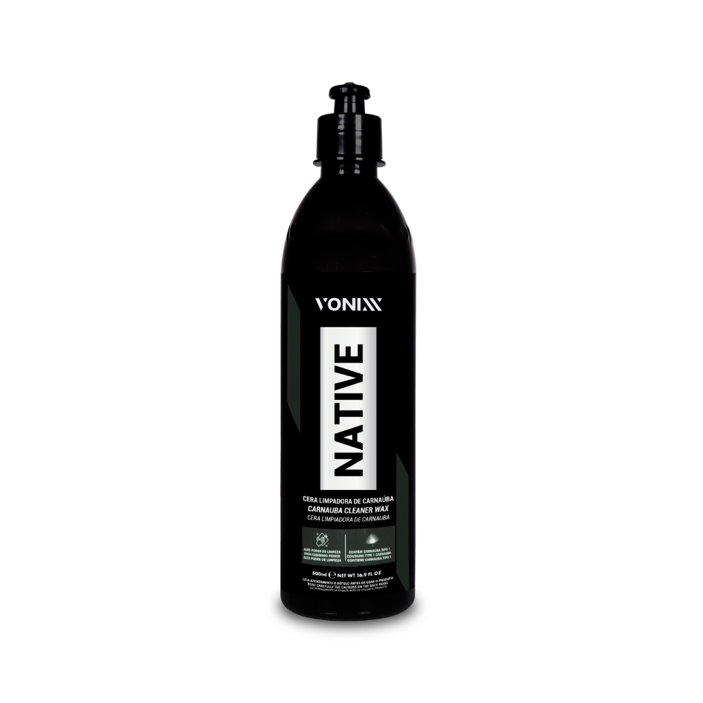 Native cleaner wax cera carnaúba liq automotiva vonixx 500ML