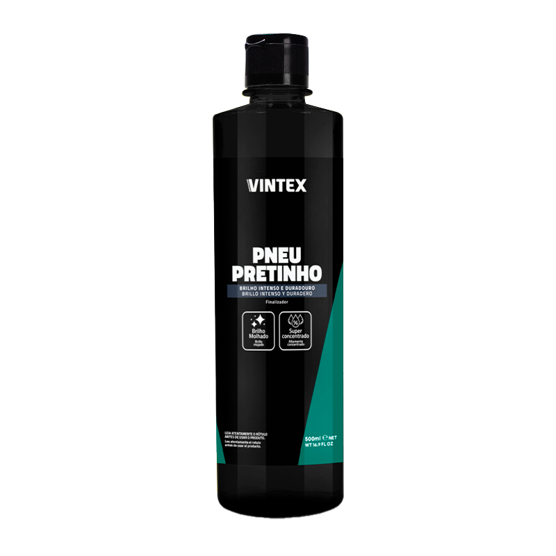 Pneu Pretinho 1,5l Vintex Aplicador Pretinho Selante Vonixx