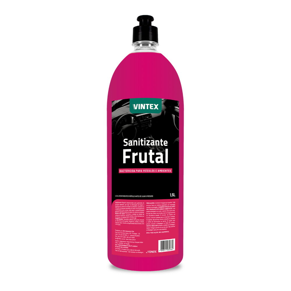 Aromatizante De Carro Frutal Sanitizante 1,5 Vintex