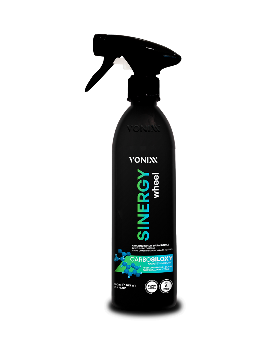 Sinergy Wheel 500ml Vonixx Cera Vitrificador Rodas Em Spray
