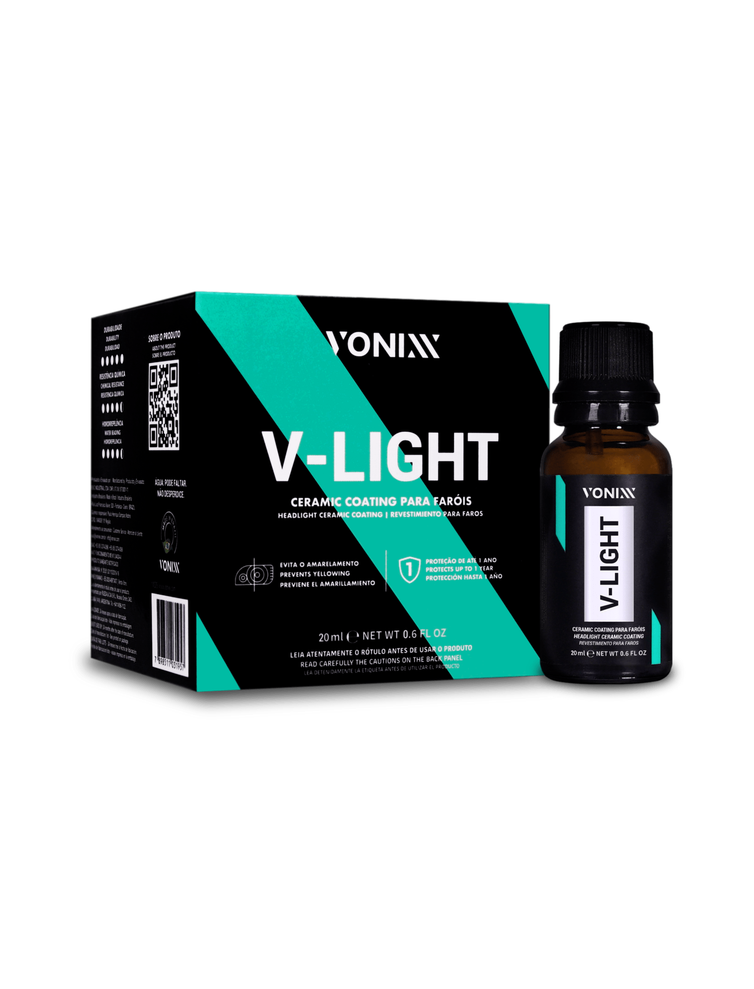 Ceramic Coating Para Faróis V-Light 20Ml Vonixx