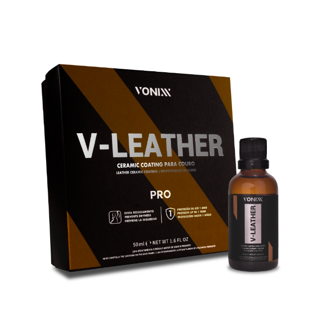 V-LEATHER PRO Vonixx - Revestimento Cer�mico para Couro com Prote��o de At� 1 Ano